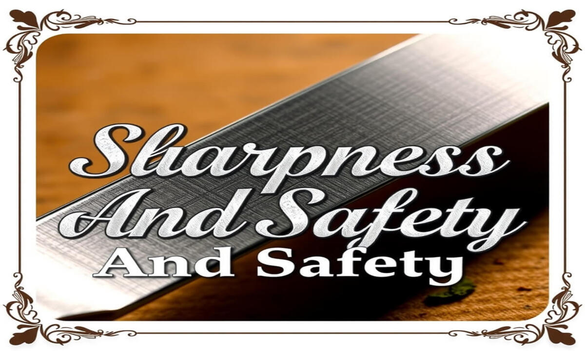 Blade Sharpness And Safety