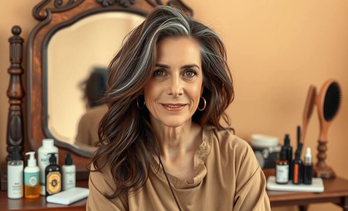 Managing And Camouflaging Gray Hairs