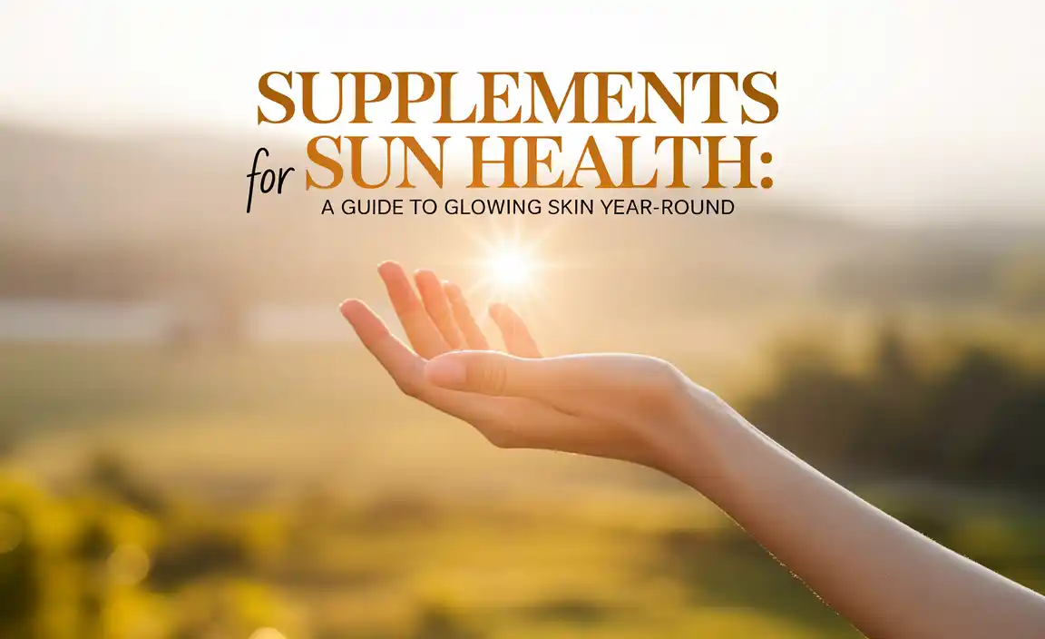 Supplements For Sun Health: A Guide To Glowing Skin Year-Round