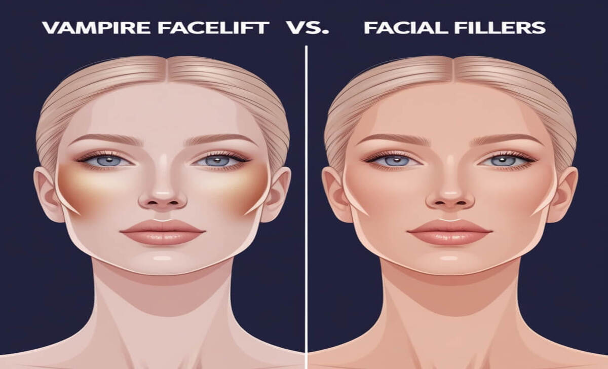 Vampire Facelift Facial Vs. Fillers
