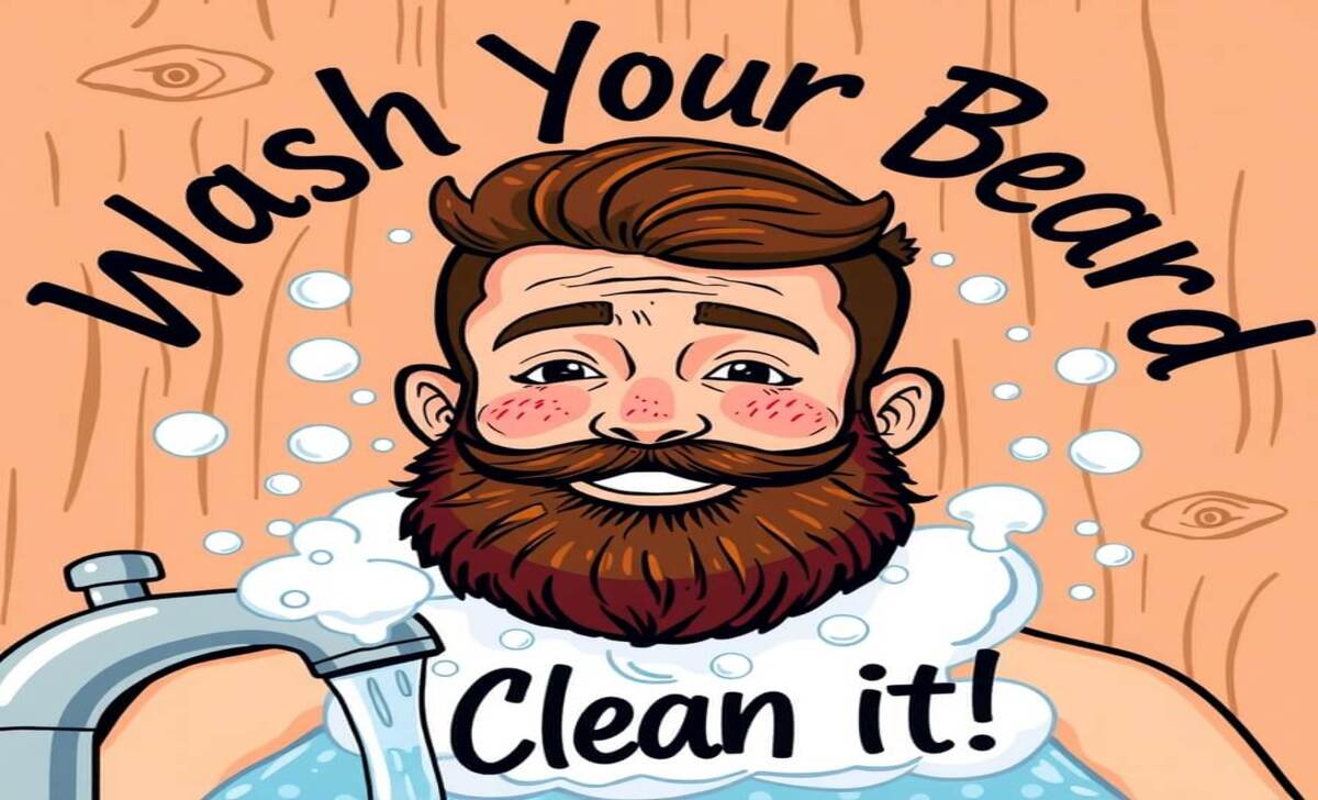 Wash Your Beard (Clean It!)