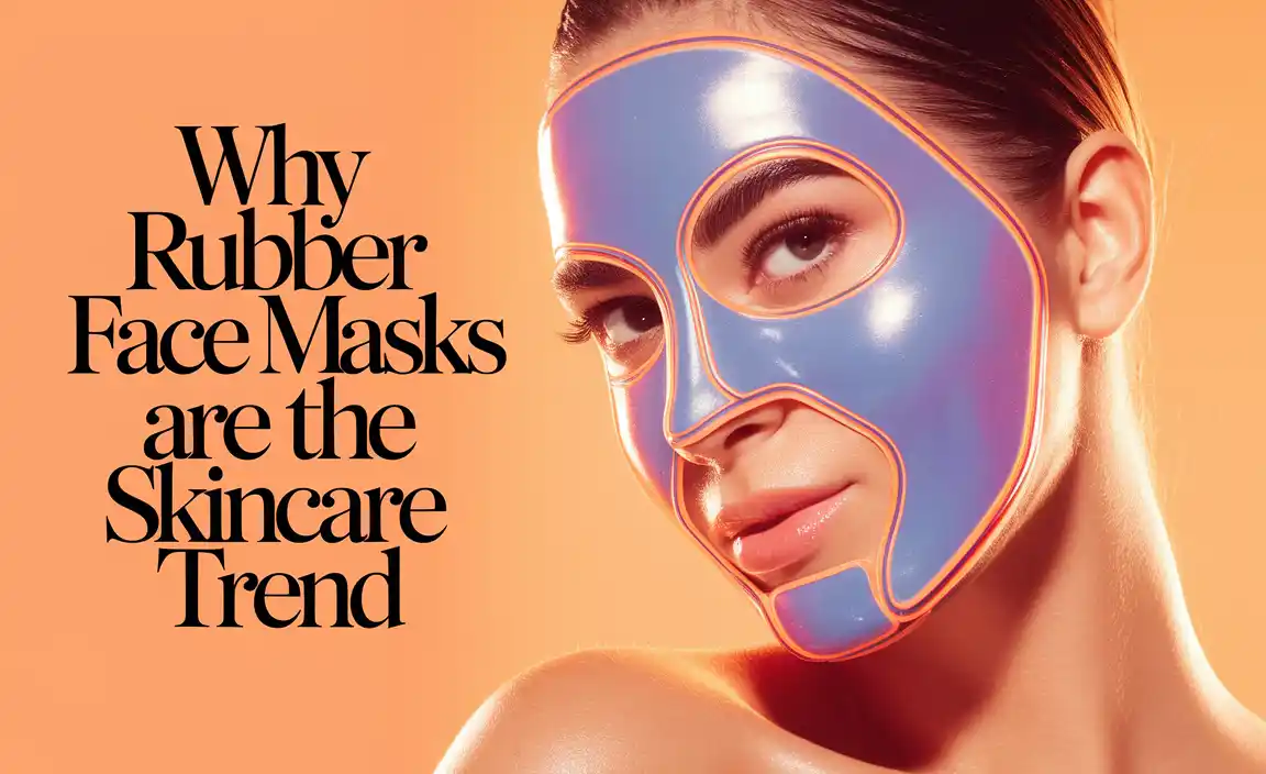 Why Rubber Face Masks Are The Skincare Trend
