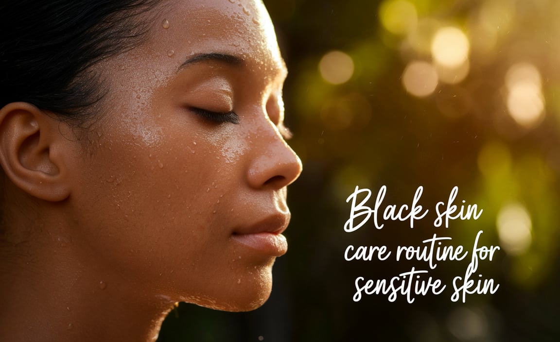 Black Skin Care Routine For Sensitive Skin
