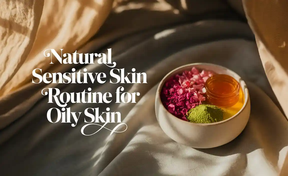 Natural Sensitive Skin Routine For Oily Skin