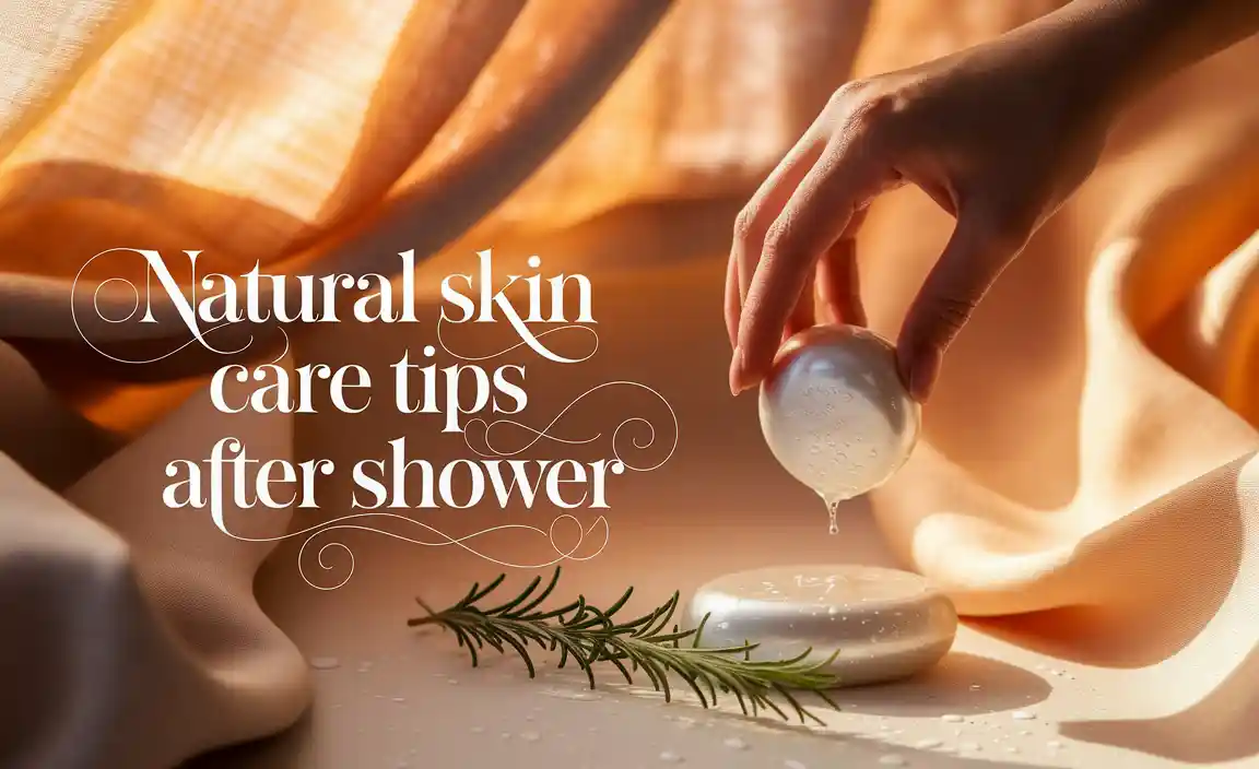 Natural Skin Care Tips After Shower
