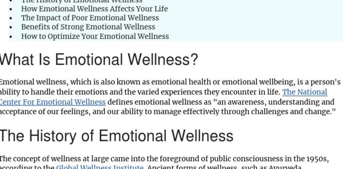 emotional wellness guide explained emotional wellness guide explained