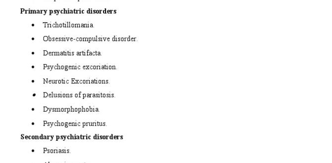 techniques for dermatology and mental health
