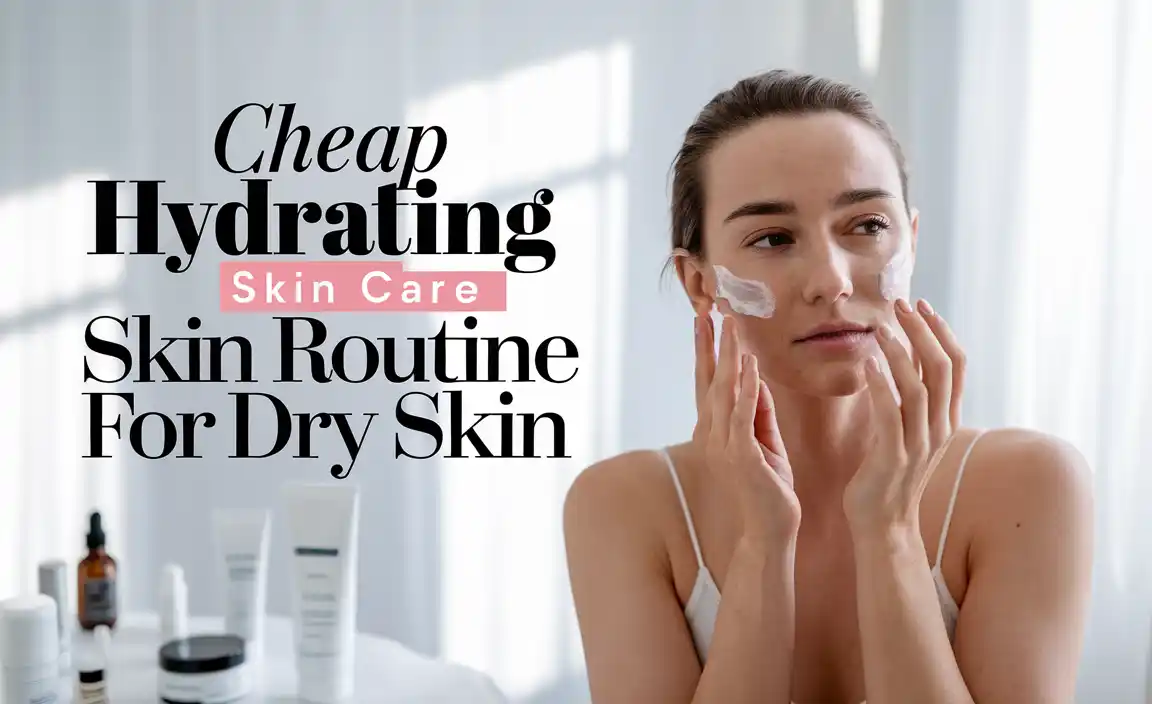 Cheap Hydrating Skin Care Routine for Dry Skin