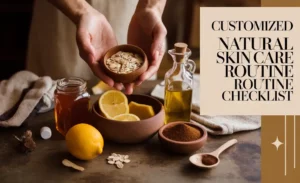 Customized Natural Skin Care Tips Routine Checklist