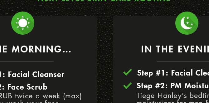 DIY night skin care routine for men