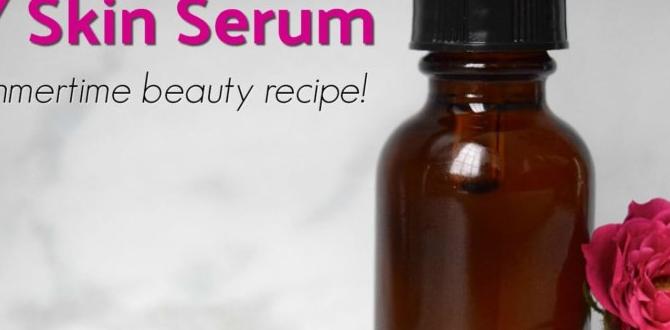 DIY step by step skin care with serum
