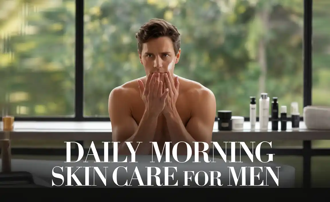 Daily Morning Skin Care for Men