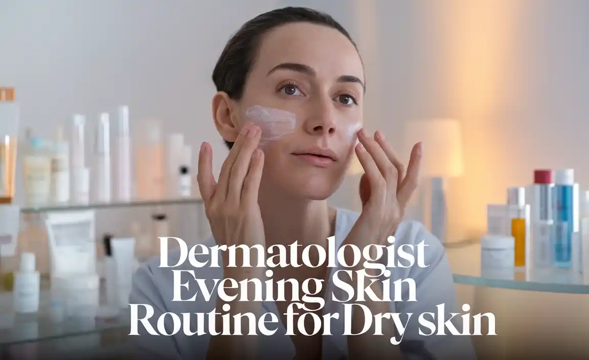 Dermatologist Evening Skin Routine for Dry Skin