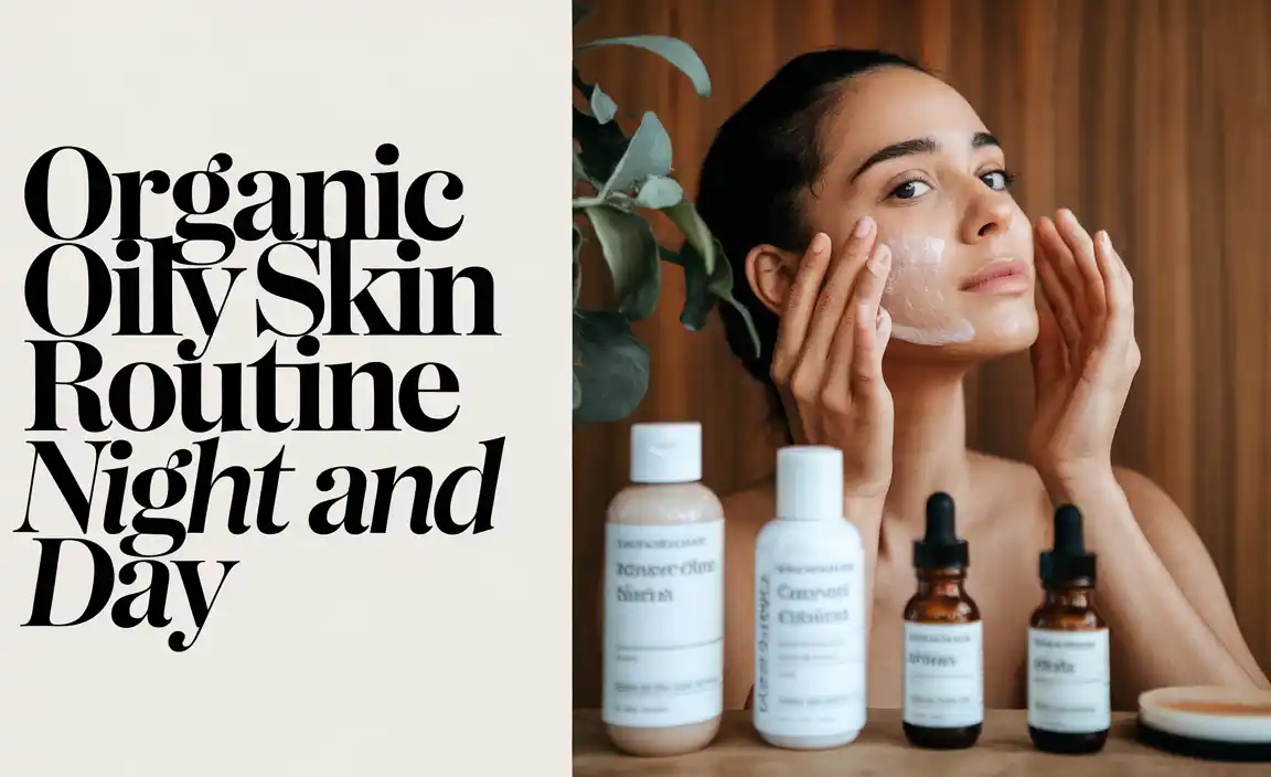 Organic Oily Skin Routine Night and Day