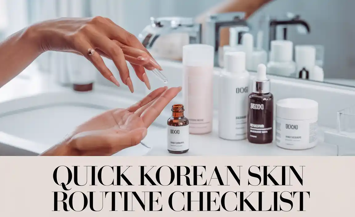 Quick Korean Skin Routine Checklist
