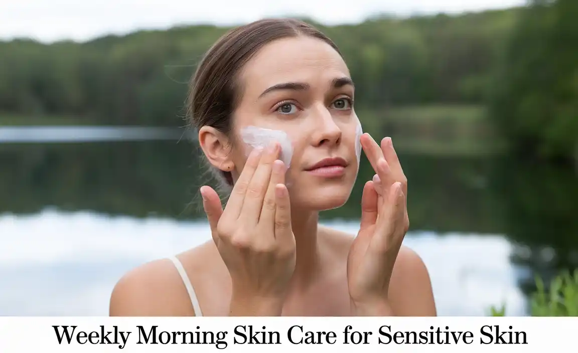 Weekly Morning Skin Care for Sensitive Skin