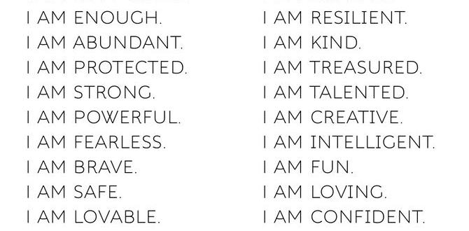 affirmations for focus