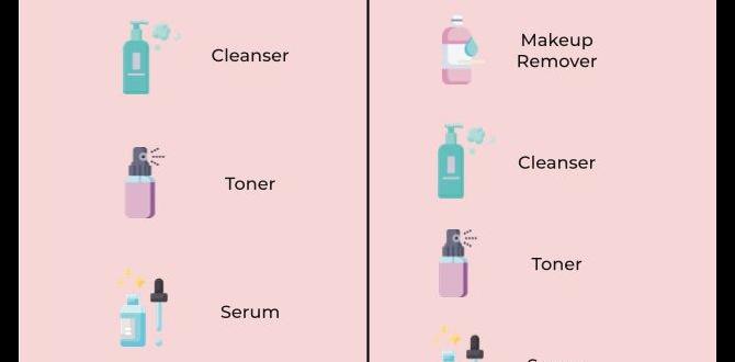 beginner dry skin routine night and day