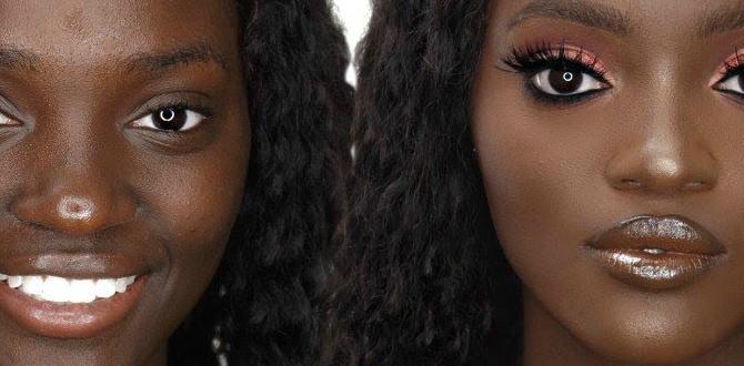 customized black skin care routine before makeup