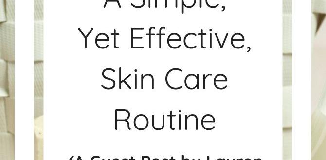 gentle simple skin care routine for aging skin