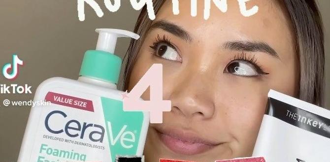 monthly teenage skin routine night and day