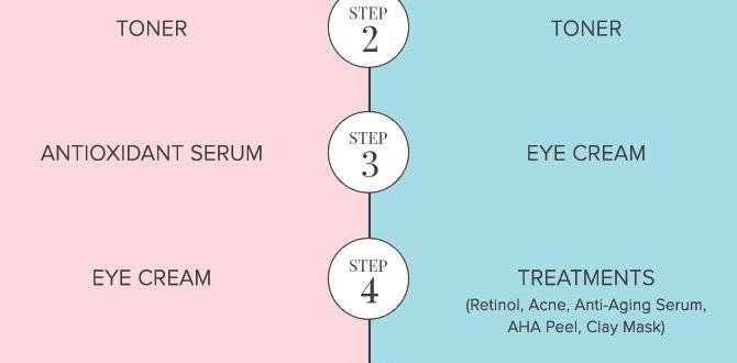 organic step by step skin care night and day