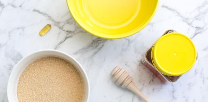 scrubs made with brown sugar and coconut oil