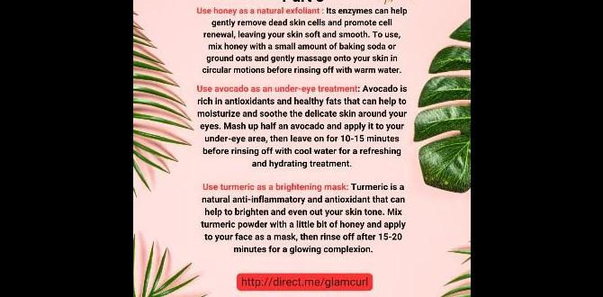 weekly natural skin care tips at home