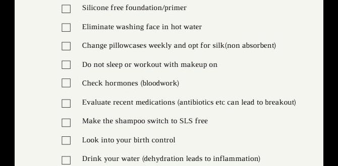 weekly skin routine for acne routine checklist weekly skin routine for acne routine checklist