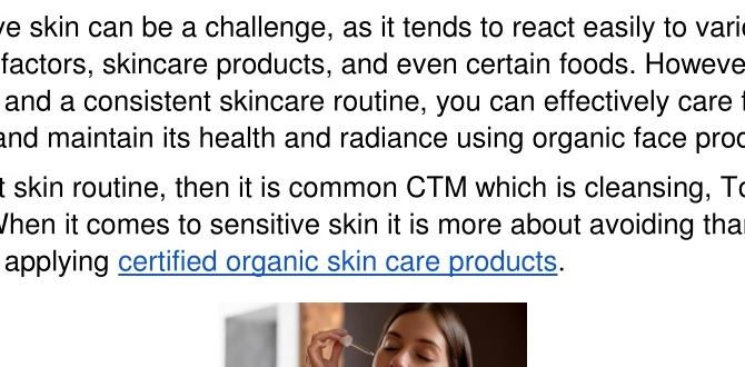 weekly step by step skin care for sensitive skin