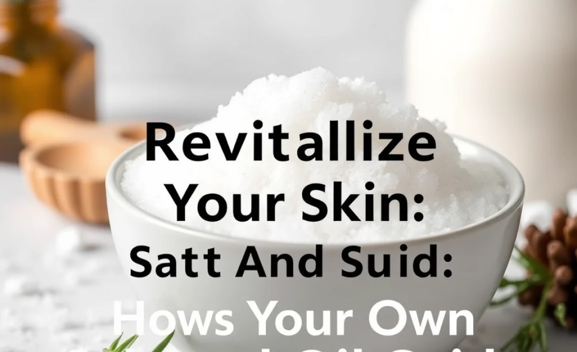 How to Make Your Own Salt and Oil Scrub